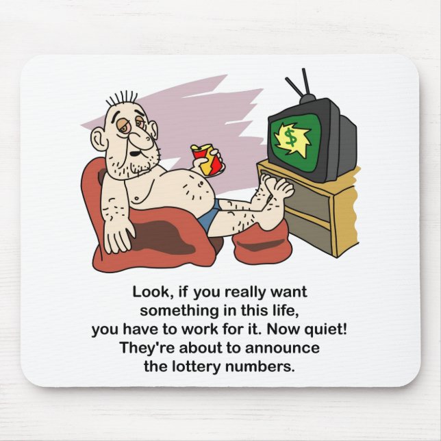 Mousepad: Work Mouse Mat (Front)