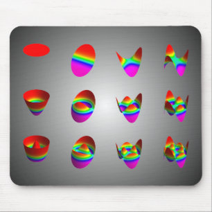 mousepad, Zernike table 3 x 4 Mouse Mat