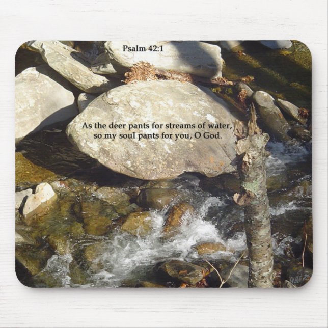 Mousepads: Streams Psalm Mouse Mat (Front)