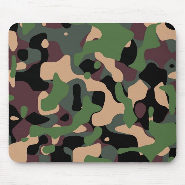Mousepads with a military camouflage design (Front)