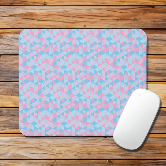  Mousepat pastel color geometric pattern Mouse Mat (Creator Uploaded)