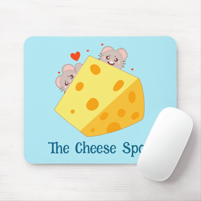 Mouses And Cheese  Mouse Mat (With Mouse)