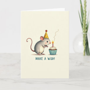 Mouses Birthday Treat Card