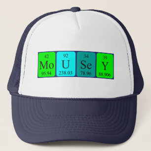 Mousey periodic table name hat