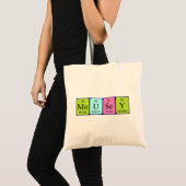 Mousey periodic table name tote bag (Front (Product))