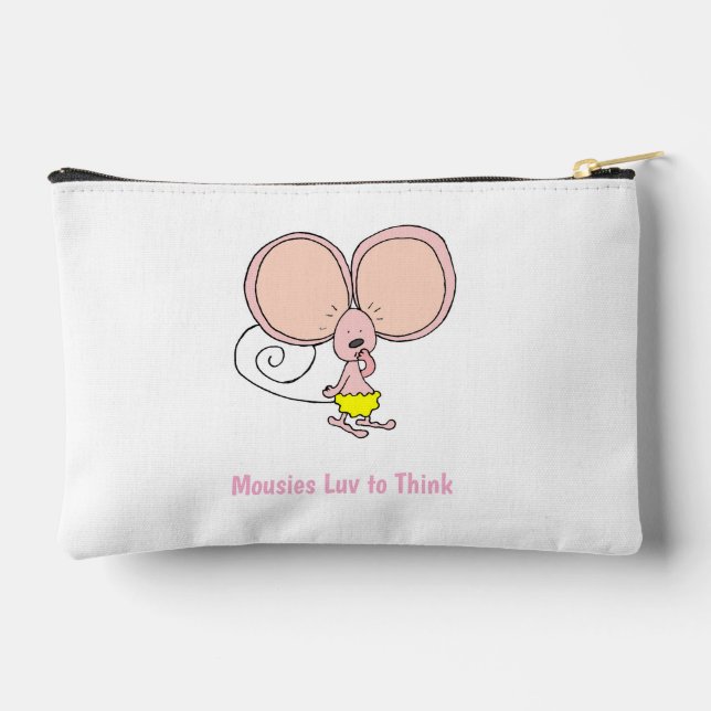 Mousies Luv pouch for crayons and kids stuff (Back)