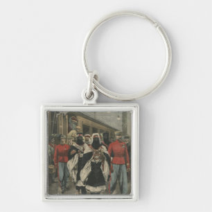 Moussa Ag Amastane arriving in Paris Key Ring