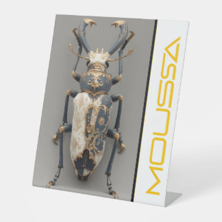 MOUSSA  PEDESTAL SIGN