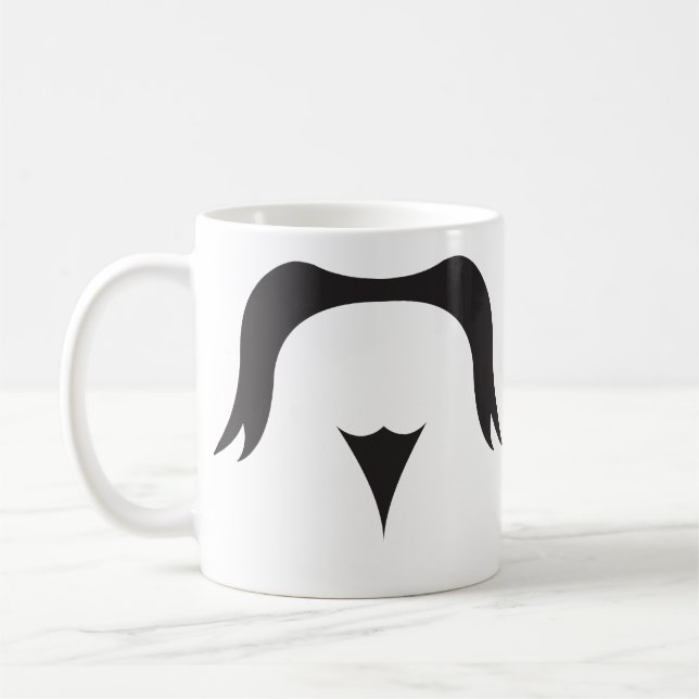 Moustache 1 coffee mug (Left)