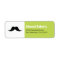 Moustache Address Labels