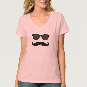 Moustache and Sunglasses T-Shirt