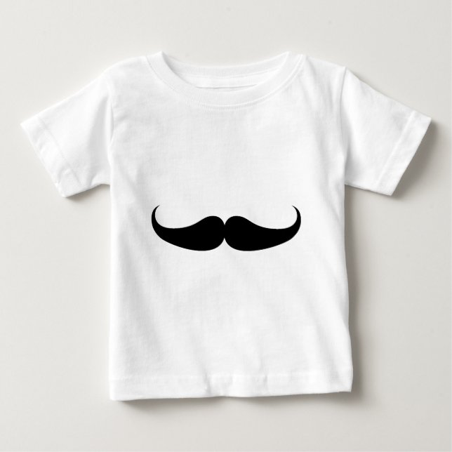 Moustache Baby T-Shirt (Front)