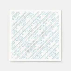 Moustache Bash Metro Napkin