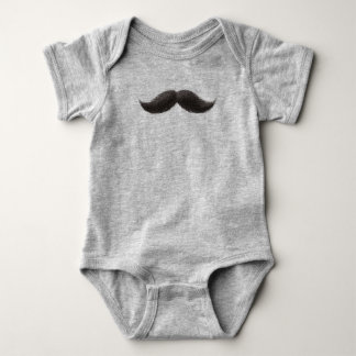 Moustache bodysuit for the sophisticated baby