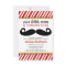 Moustache Boy Birthday Invitation