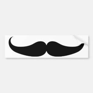 Moustache Bumper Sticker
