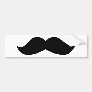 Moustache Bumper Sticker