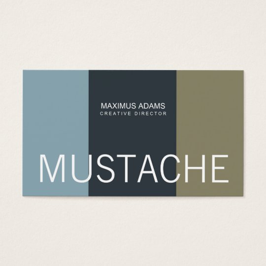 Moustache Business Cards
