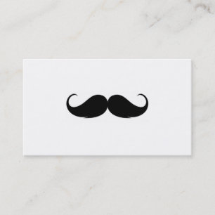 Moustache business cards