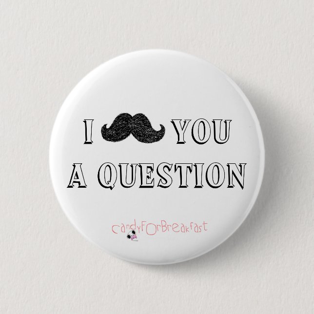moustache button (Front)