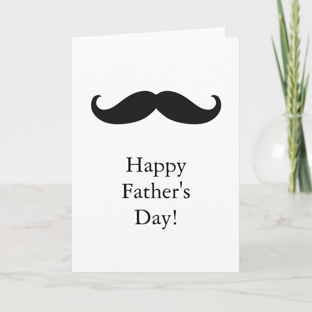 Moustache Card (Front)