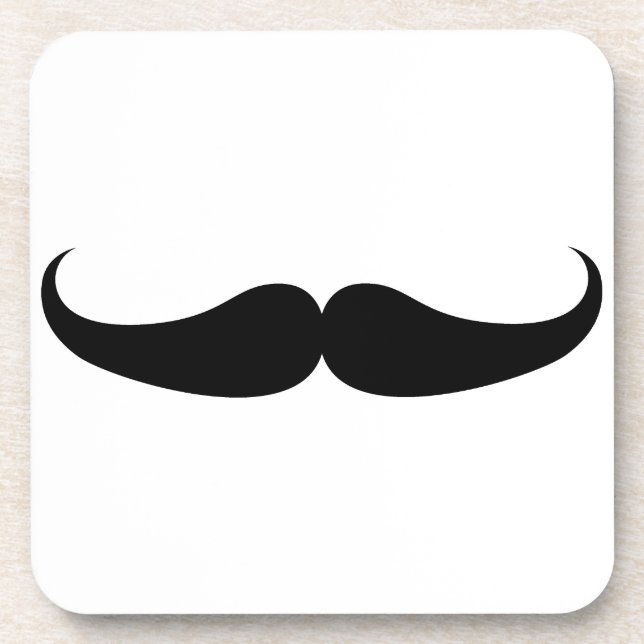 Moustache Coaster (Front)