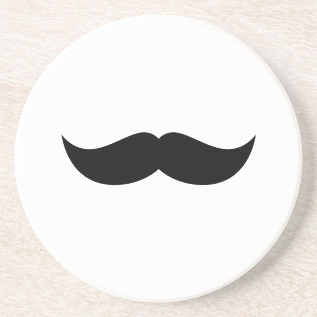 Moustache Coaster (Front)