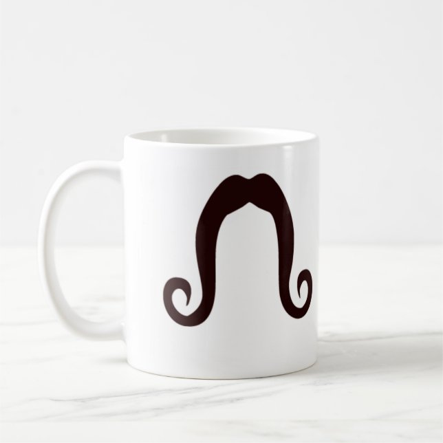Moustache Coffee Mug (Left)