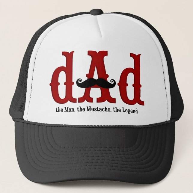 Moustache Dad Hat (Front)