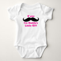 Moustache Daddy's Little Girl