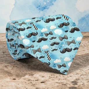 Moustache Dapper Pattern Necktie Tie