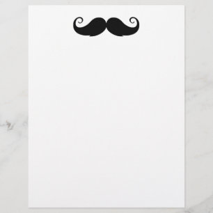 Moustache Design 8.5" x 11" Flyer