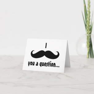 Moustache disguise funny moustache facial hair card
