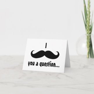 Moustache disguise funny moustache facial hair card
