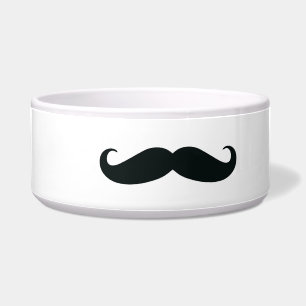 Moustache Dog Bowl