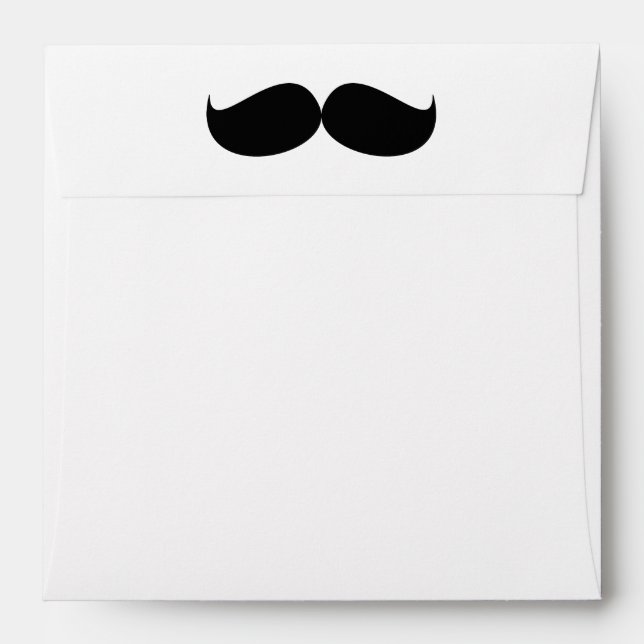 Moustache Envelope (Back (Top Flap))
