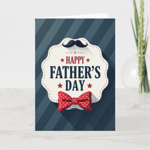 Moustache Fathers Day Card