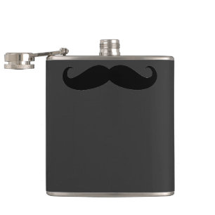 Moustache Flask