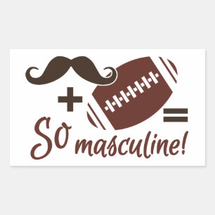Moustache & Football stickers