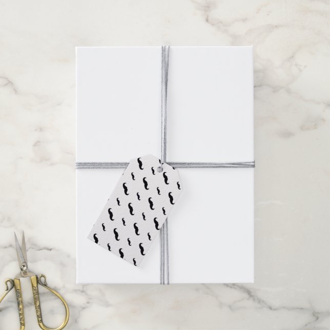 Moustache Gift Tags (With Twine)