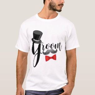 Moustache Groom T-Shirt