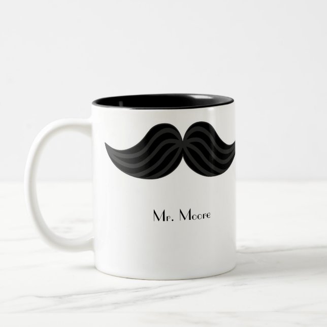 Moustache Groom's Right-handed Mug (Left)