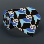 Moustache Hanukkah Pug Tie<br><div class="desc">Hanukkah Pug Tees and Gifts</div>