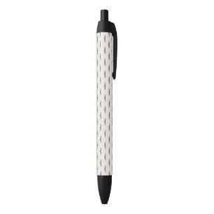 Moustache hipster pattern 3 black ink pen