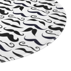 Moustache Hipster Retro Pattern Cutting Board