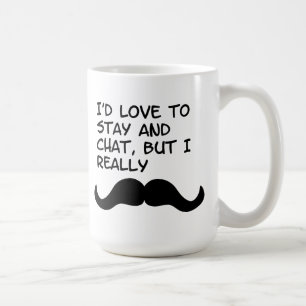 Moustache Humour Coffee Mug