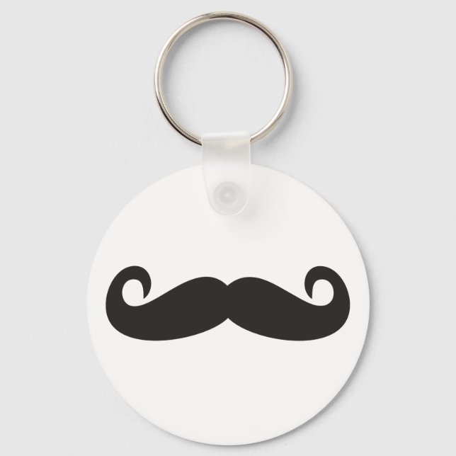 Moustache Key Ring (Front)