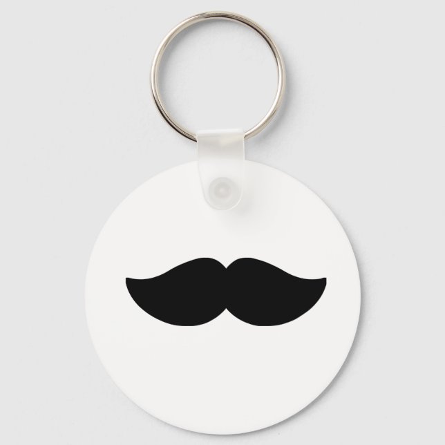 Moustache Key Ring (Front)