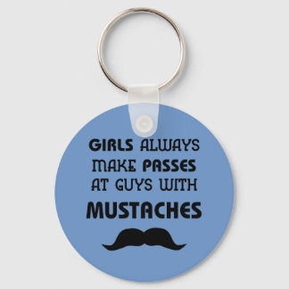 Moustache Key Ring