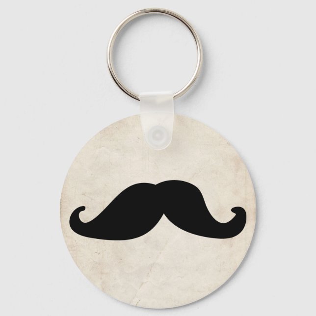Moustache Key Ring (Front)
